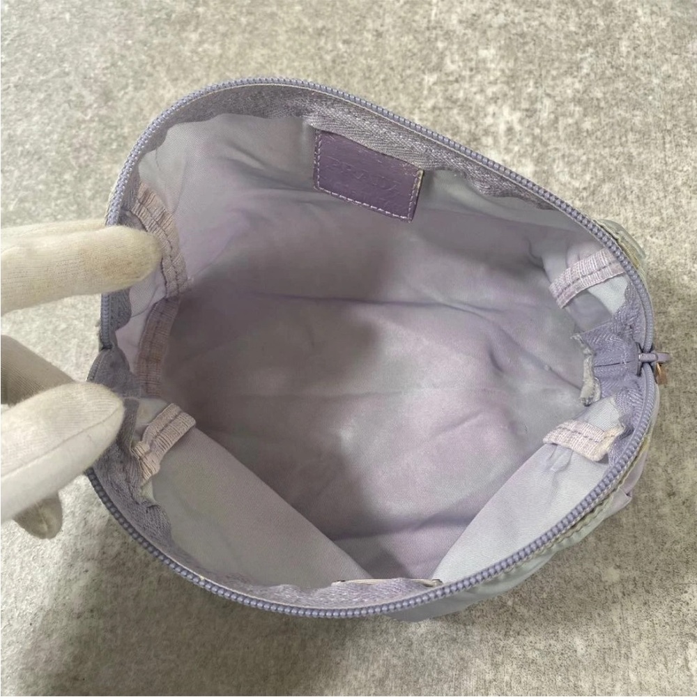 Prada Light Purple Cosmetic Bag - Picture 10 of 13